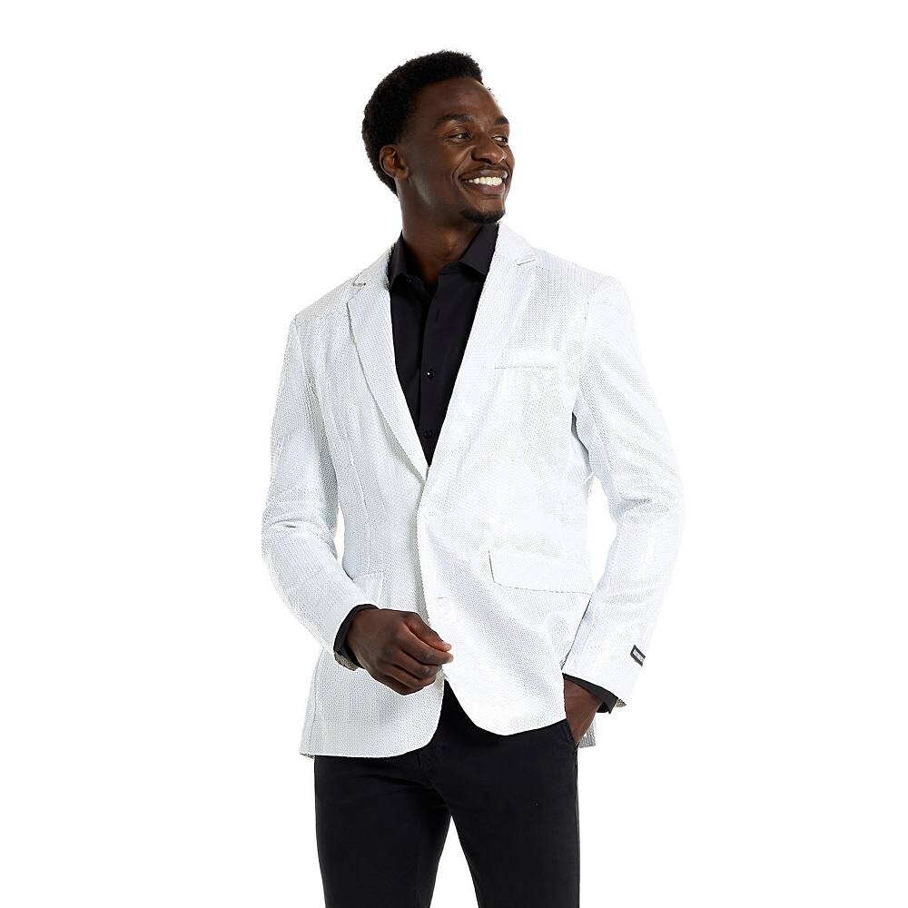 Мужской пиджак Suitmeister для рождественской, новогодней вечеринки, цвет Sequins White
Мужской пиджак Suitmeister для рождественской, новогодней вечеринки, цвет Sequins White