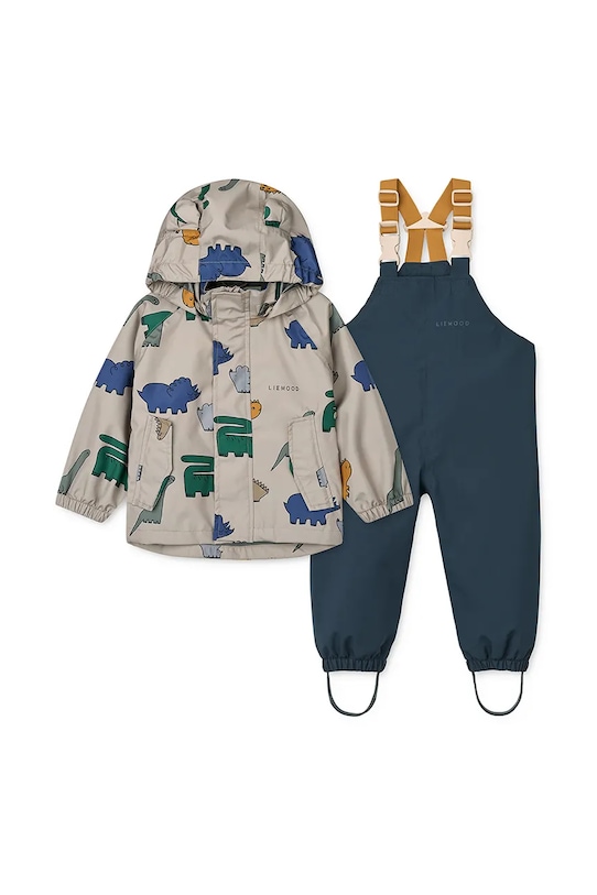 Комплект куртка и брюки для малышей Manu Rainwear Set Liewood, серый 
Комплект куртка и брюки для малышей Manu Rainwear Set Liewood, серый