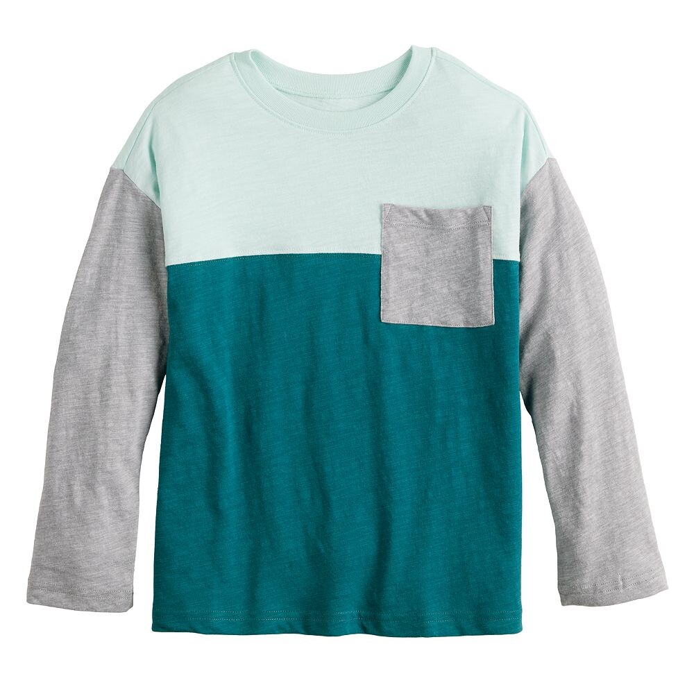 Футболка Jumping Beans с карманами и цветными блоками для мальчиков 4–12 лет, синий
Футболка Jumping Beans с карманами и цветными блоками для мальчиков 4–12 лет, синий