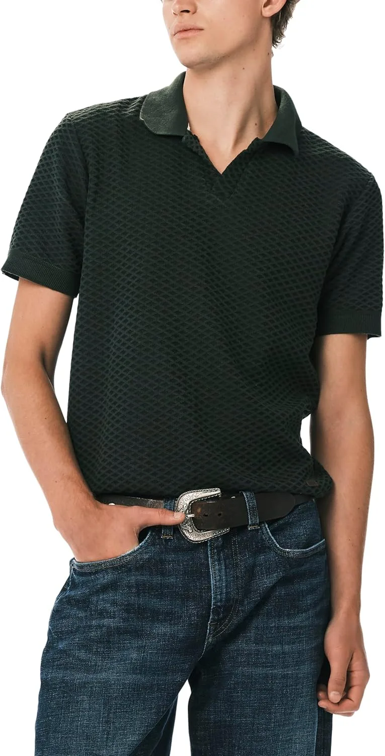 Мужской короткий рукав свитер-поло Buffalo David Bitton
Мужской короткий рукав свитер-поло Buffalo David Bitton