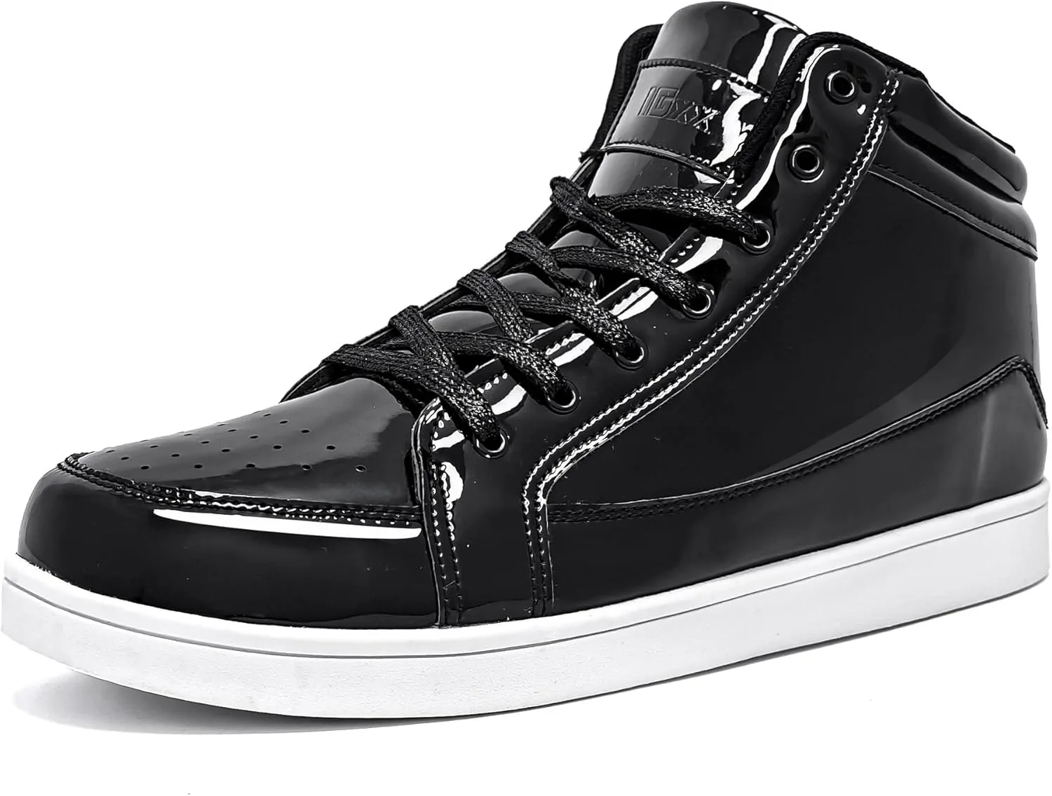 IGxx Блестящие туфли с пайетками для мужчин и женщин, модные золотые туфли, сверкающие высокие кроссовки, панк, черный
IGxx Блестящие туфли с пайетками для мужчин и женщин, модные золотые туфли, сверкающие высокие кроссовки, панк, черный