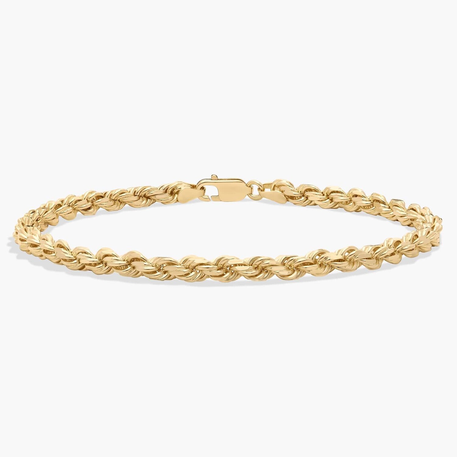 8-дюймовый браслет-цепочка с цельным бриллиантом из желтого золота 14 карат (4,25 мм) Blue Nile 
8-дюймовый браслет-цепочка с цельным бриллиантом из желтого золота 14 карат (4,25 мм) Blue Nile