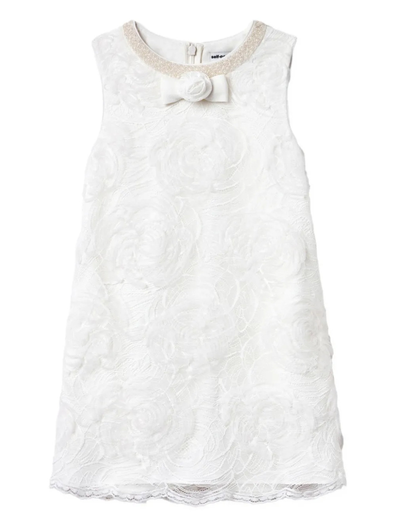 Платье без рукавов с цветочной вышивкой Self-Portrait Kids, белый
Платье без рукавов с цветочной вышивкой Self-Portrait Kids, белый