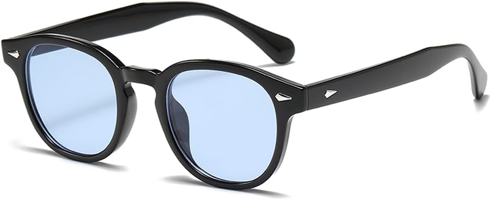 Круглые солнцезащитные очки для верховой езды, женские и мужские, ретро, модные классические женские солнцезащитные очки с маленькими линзами и защитой от УФ-излучения Ridering, Black Seablue C8
Круглые солнцезащитные очки для верховой езды, женские и мужские, ретро, модные классические женские солнцезащитные очки с маленькими линзами и защитой от УФ-излучения Ridering, Black Seablue C8