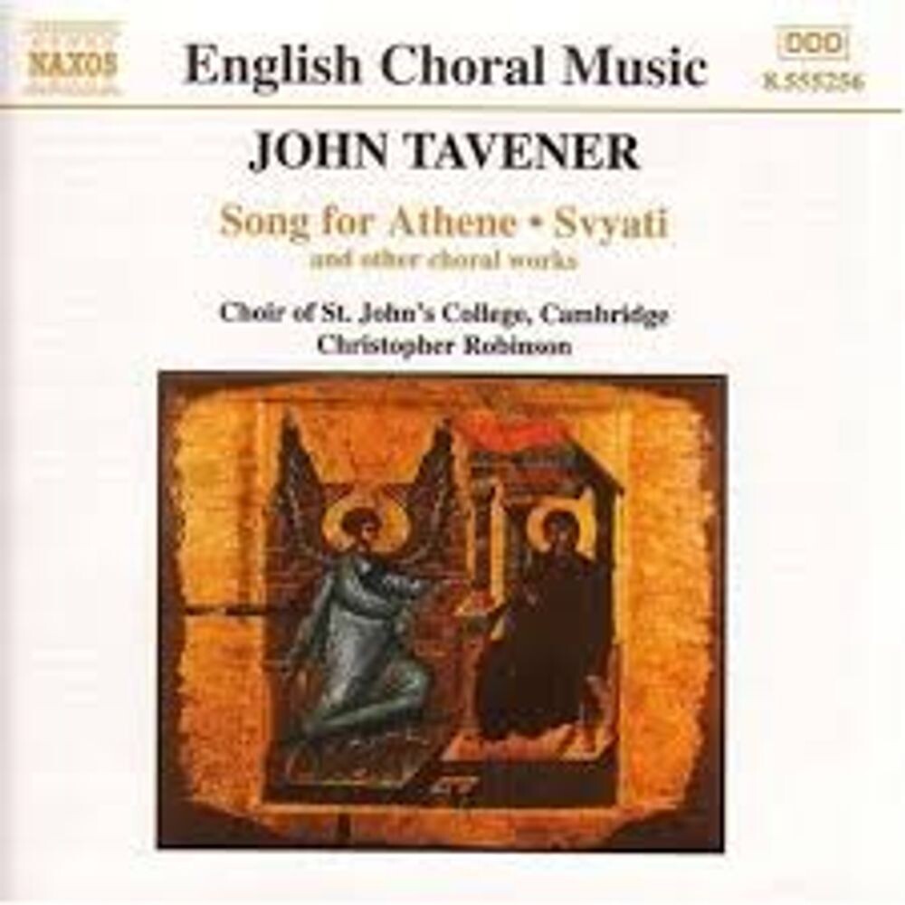 Диск CD Tavener: Song for Athene / Svyati & Other Choral Works - John Tavener, Christopher Robinson, St. John's College Choir, Cambridge
Диск CD Tavener: Song for Athene / Svyati & Other Choral Works - John Tavener, Christopher Robinson, St. John's College Choir, Cambridge