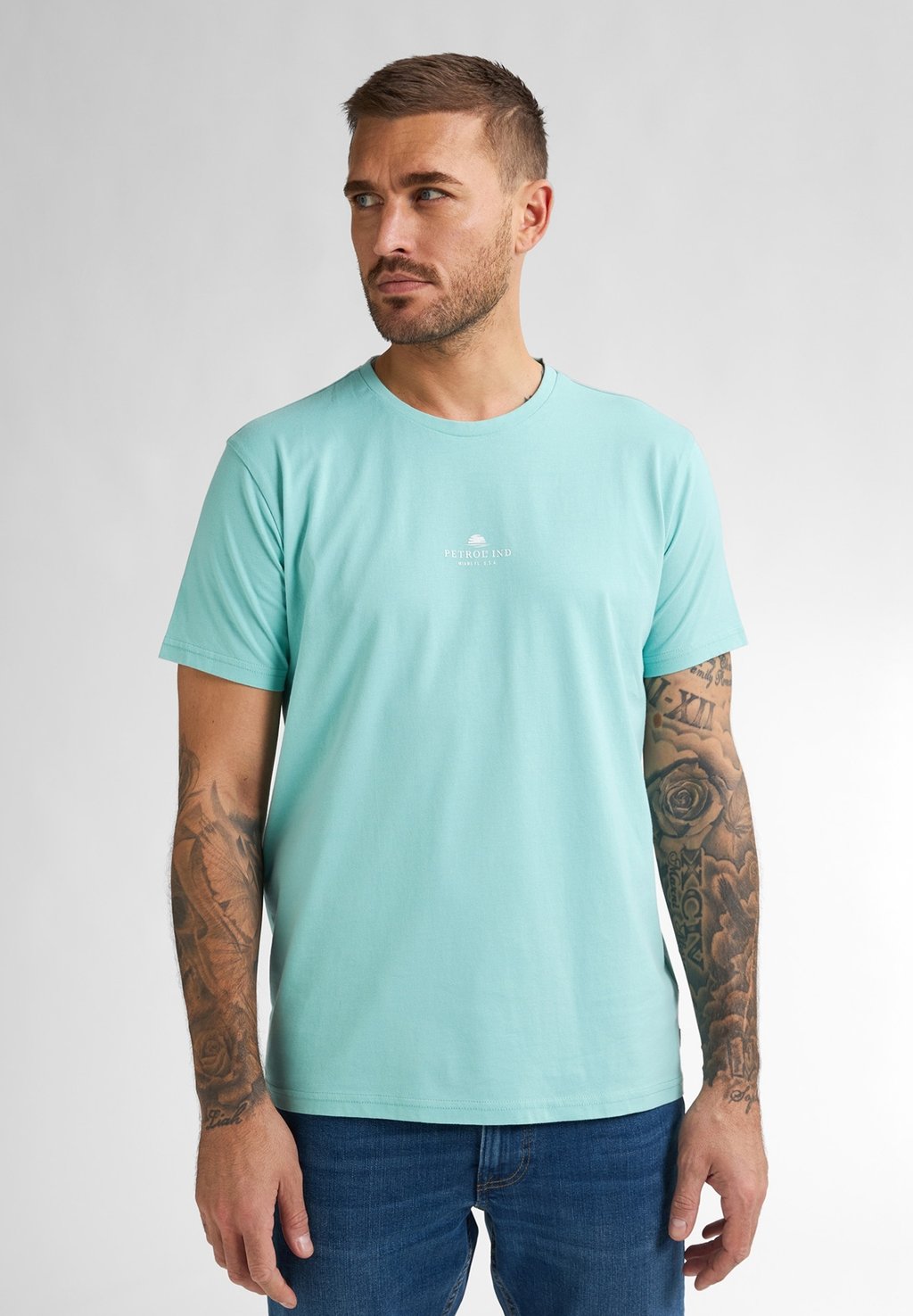 Базовая футболка Petrol Industries, синий 
Базовая футболка Petrol Industries, синий