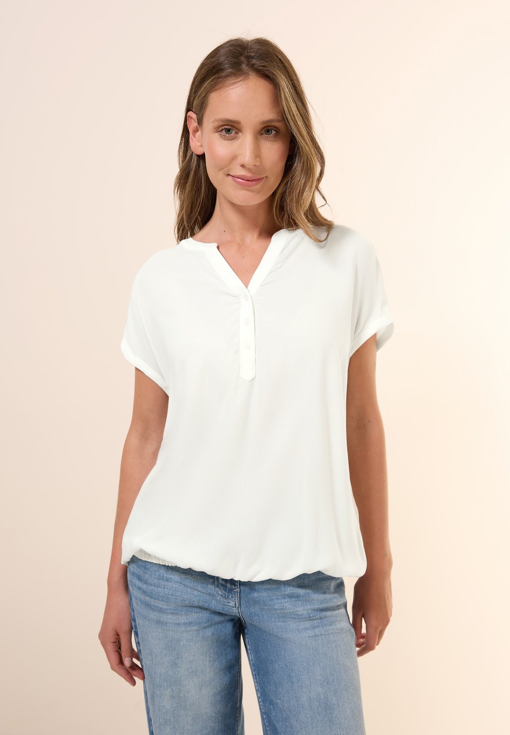 Блуза KURZARM UNI Cecil, кремовый
Блуза KURZARM UNI Cecil, кремовый