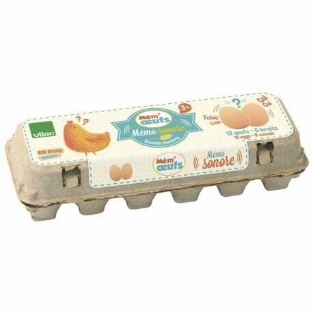 Вилак, развивающая игра для детей «Яйца-памятка» Vilac
Вилак, развивающая игра для детей «Яйца-памятка» Vilac