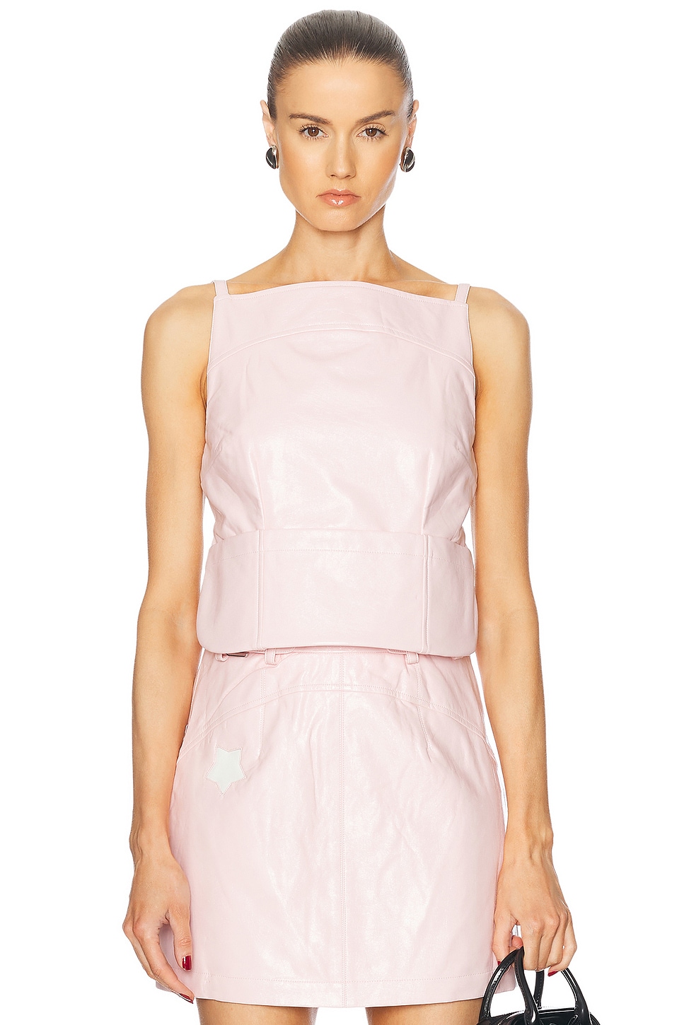 Кики Топ Sandy Liang, розовый
Кики Топ Sandy Liang, розовый