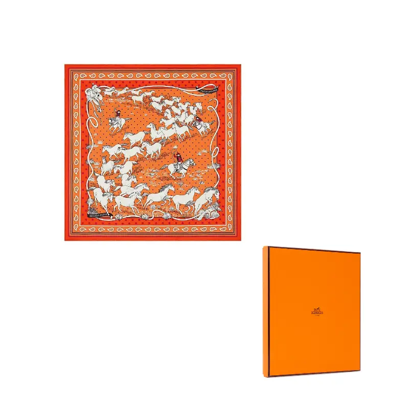 Шелковый шарф Women's Orange HERMES, оранжевый
Шелковый шарф Women's Orange HERMES, оранжевый
