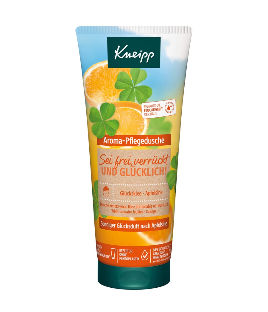 Гель для душа Kneipp Aroma-Pflegedusche Sei frei, verrückt und glücklich!, 200 ml
Гель для душа Kneipp Aroma-Pflegedusche Sei frei, verrückt und glücklich!, 200 ml