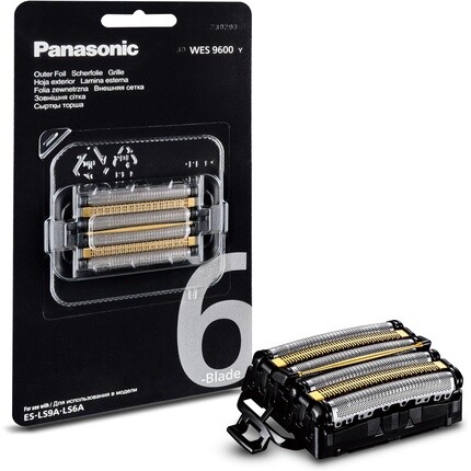 Сменные лезвия Panasonic WES9600Y1361 для электробритв ES-LS9A и ES-LS6A, 6-лезвийная система, усовершенствованная японская водонепроницаемая нержавеющая сталь
Сменные лезвия Panasonic WES9600Y1361 для электробритв ES-LS9A и ES-LS6A, 6-лезвийная система, усовершенствованная японская водонепроницаемая нержавеющая сталь