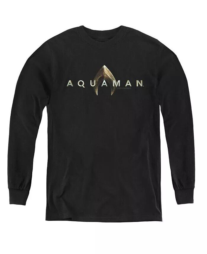 Свитшот с длинным рукавом с логотипом для мальчиков и молодежи Aquaman Movie, черный
Свитшот с длинным рукавом с логотипом для мальчиков и молодежи Aquaman Movie, черный