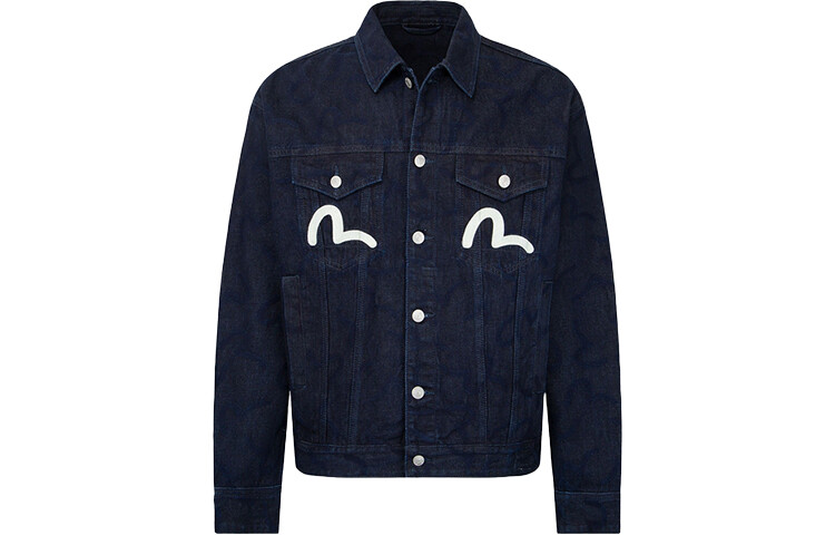 Куртка мужская джинсовая синяя Evisu, синий
Куртка мужская джинсовая синяя Evisu, синий