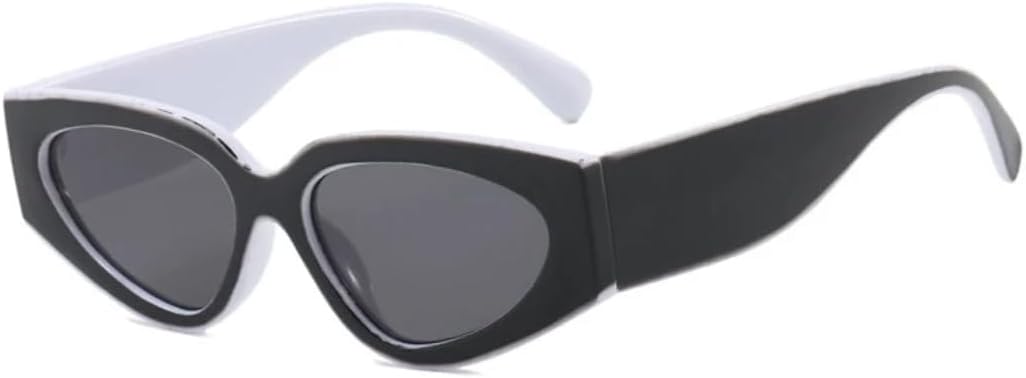 Модные солнцезащитные очки «кошачий глаз», маленькие овальные, женские и мужские, стильные, в стиле панк, для путешествий, винтажные, с защитой от УФ-излучения UV400 VVTWSSW, Black White Gray
Модные солнцезащитные очки «кошачий глаз», маленькие овальные, женские и мужские, стильные, в стиле панк, для путешествий, винтажные, с защитой от УФ-излучения UV400 VVTWSSW, Black White Gray