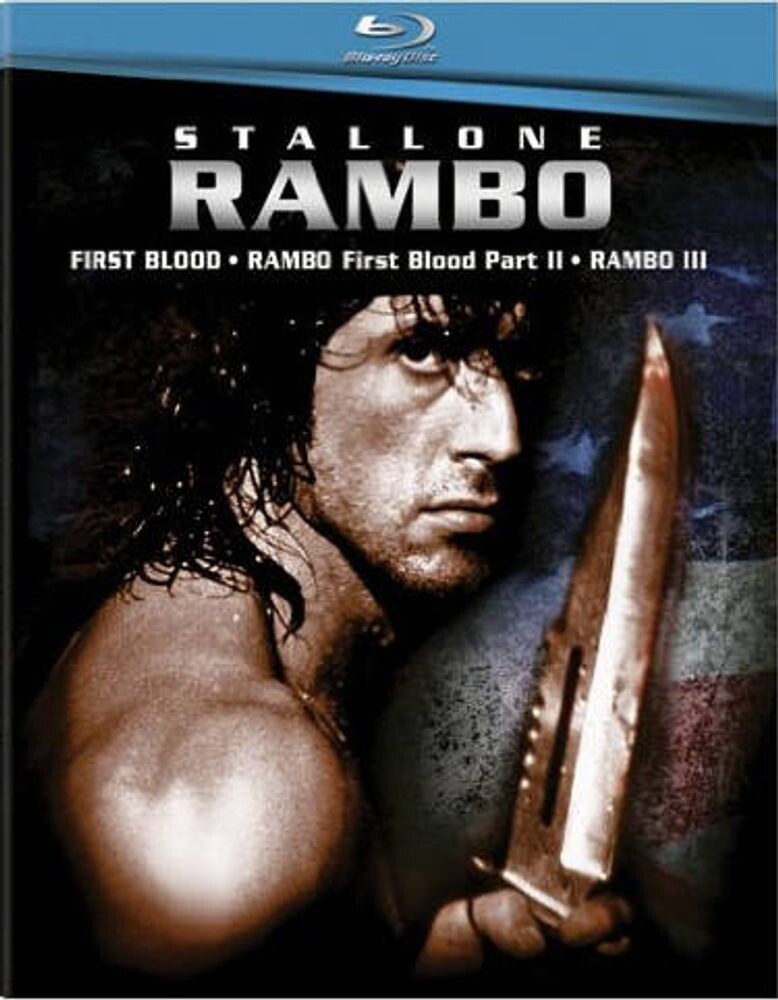Диск Blu-ray Rambo 1-3 
Диск Blu-ray Rambo 1-3