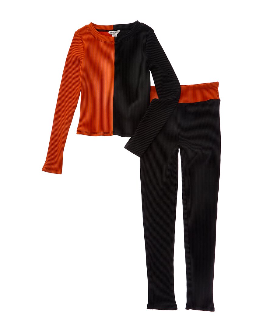 Привычный двухкомпонентный комплект с цветными блоками для активного отдыха Habitual, оранжевый
Привычный двухкомпонентный комплект с цветными блоками для активного отдыха Habitual, оранжевый