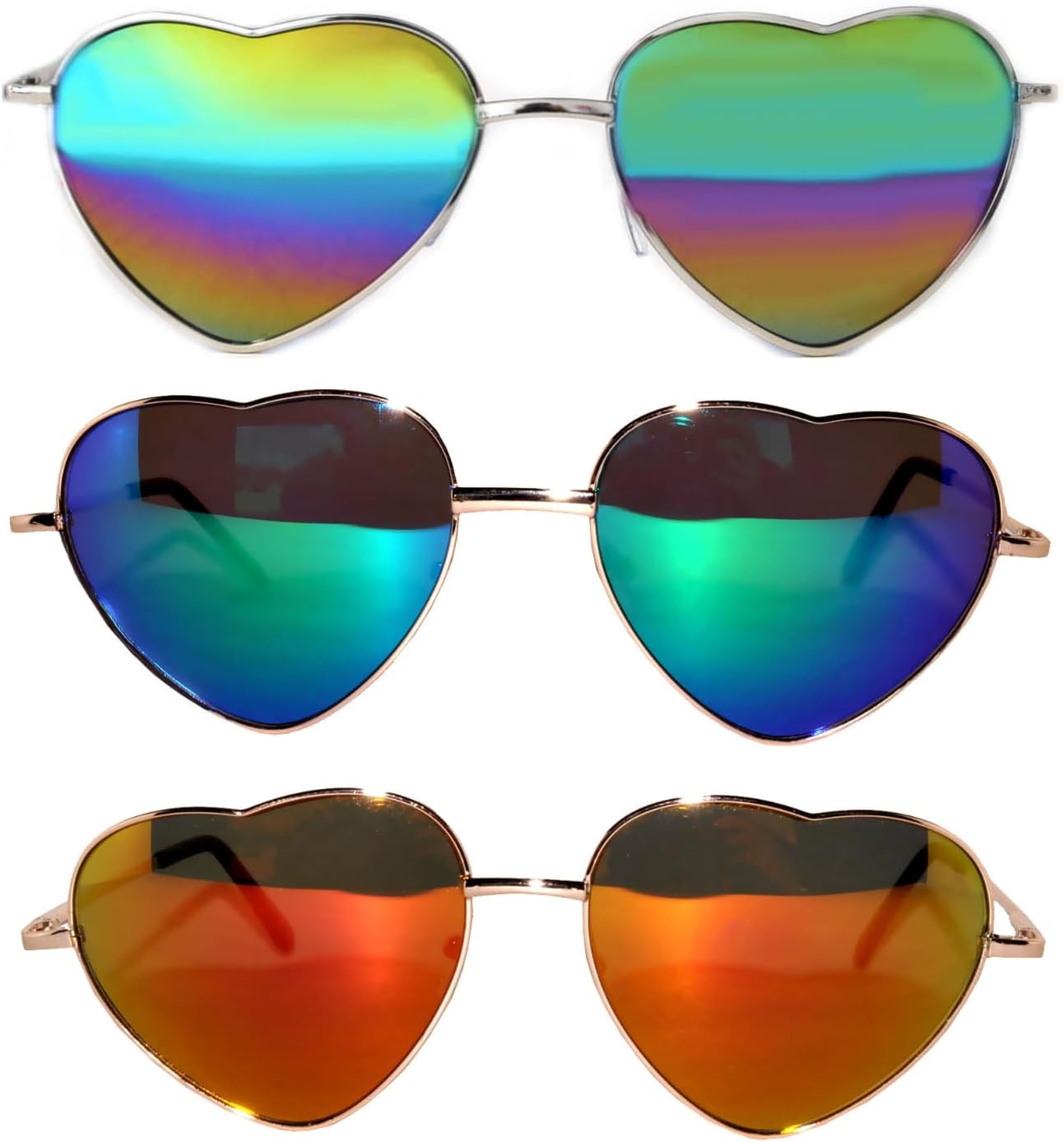 OWL 3 шт. Солнцезащитные очки в форме сердца для женщин, защита UV400, цветные линзы, металлическая оправа, солнцезащитные очки в форме сердца для женщин, Multicolor Mirror, Bluegreen Mirror, Red Mirror
OWL 3 шт. Солнцезащитные очки в форме сердца для женщин, защита UV400, цветные линзы, металлическая оправа, солнцезащитные очки в форме сердца для женщин, Multicolor Mirror, Bluegreen Mirror, Red Mirror