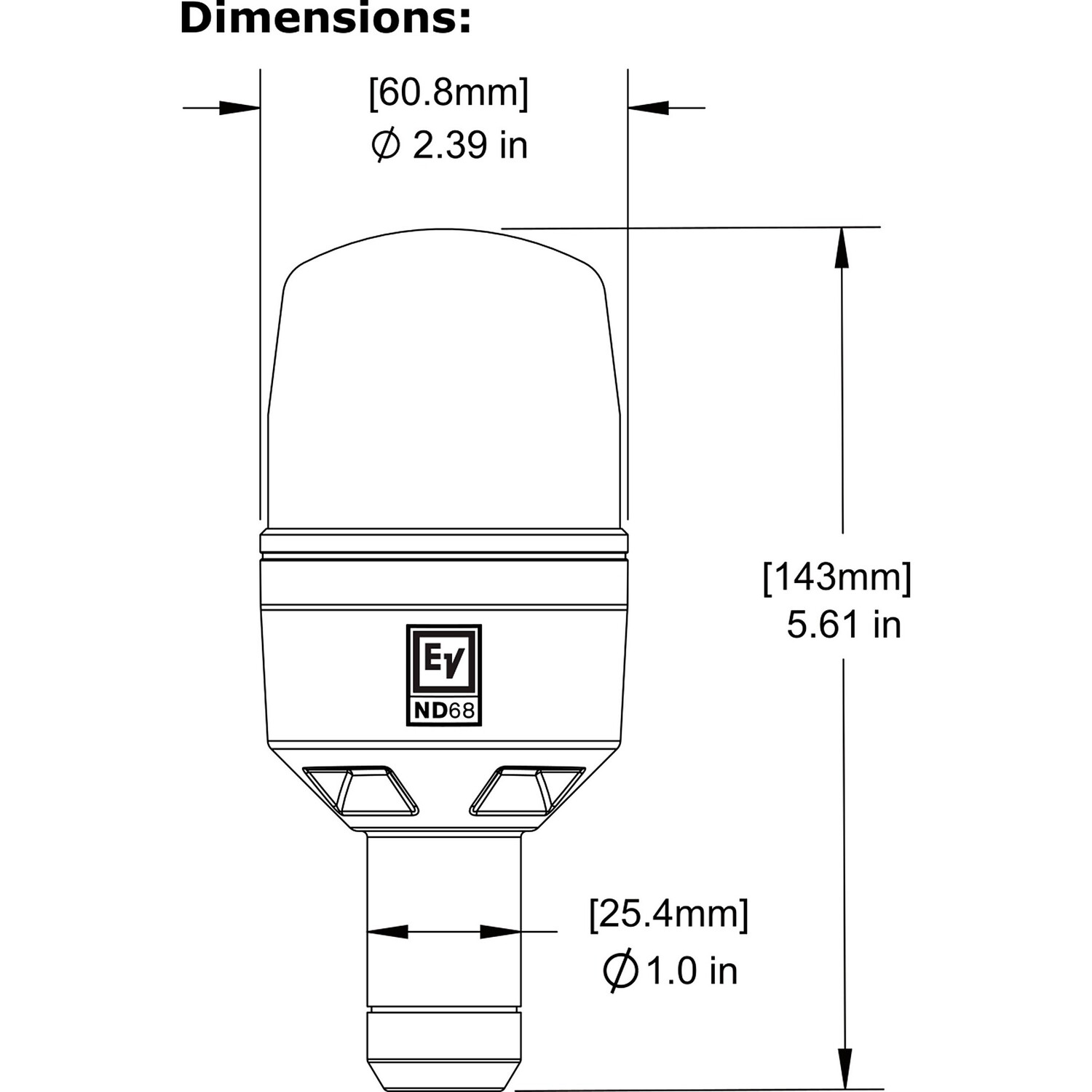 Electro-Voice ND68 Динамический суперкардиоидный микрофон для большого барабана
Electro-Voice ND68 Динамический суперкардиоидный микрофон для большого барабана