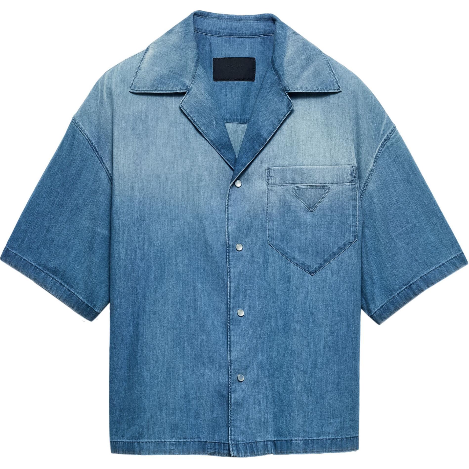 Джинсовая рубашка Prada, синий
Джинсовая рубашка Prada, синий