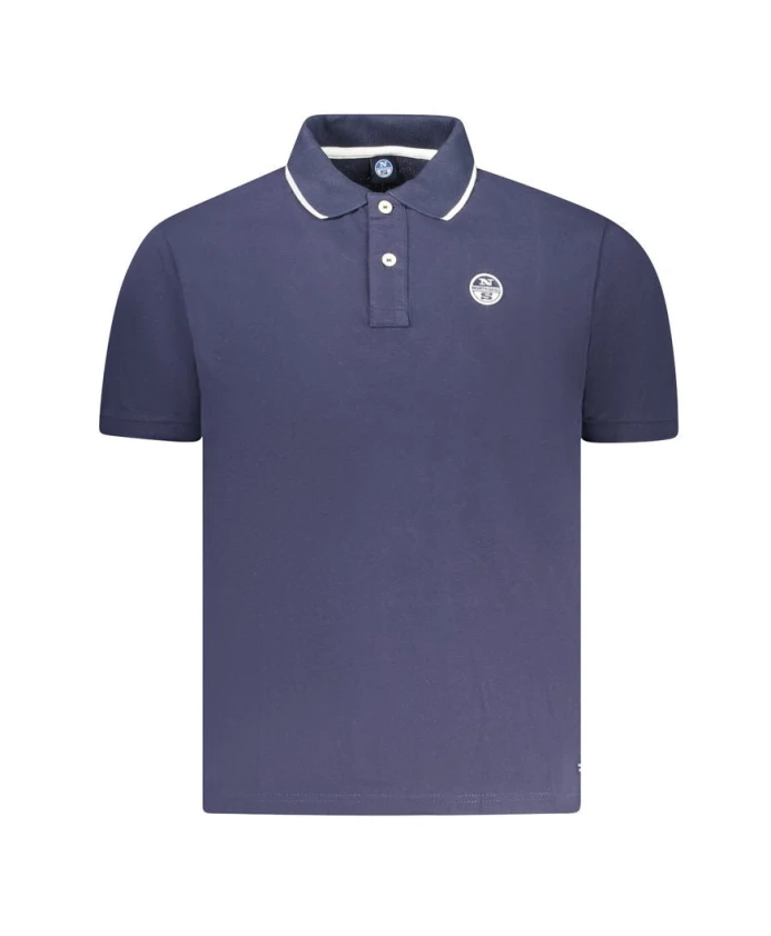 Мужская рубашка-поло из синего хлопка North Sails, синий
Мужская рубашка-поло из синего хлопка North Sails, синий