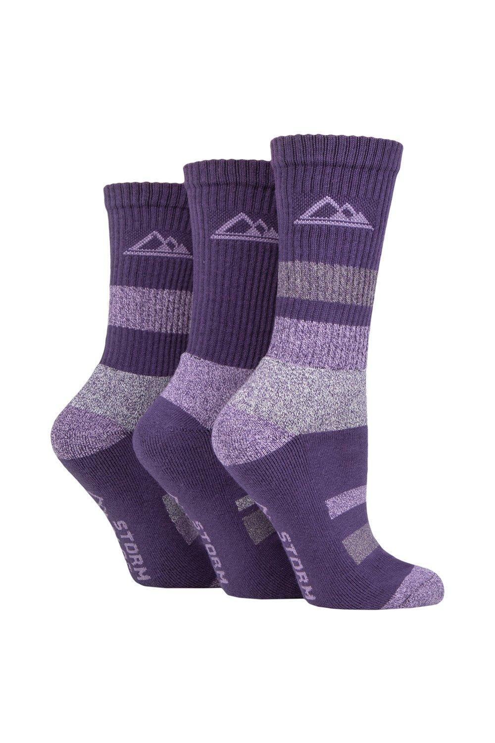 3 пары хлопковых носков в полоску SOCKSHOP Storm Bloc, фиолетовый
3 пары хлопковых носков в полоску SOCKSHOP Storm Bloc, фиолетовый