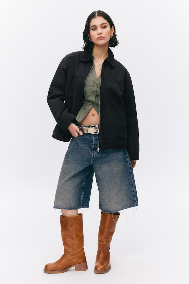 Утепленная куртка из хлопчатобумажной ткани Monki, черный
Утепленная куртка из хлопчатобумажной ткани Monki, черный