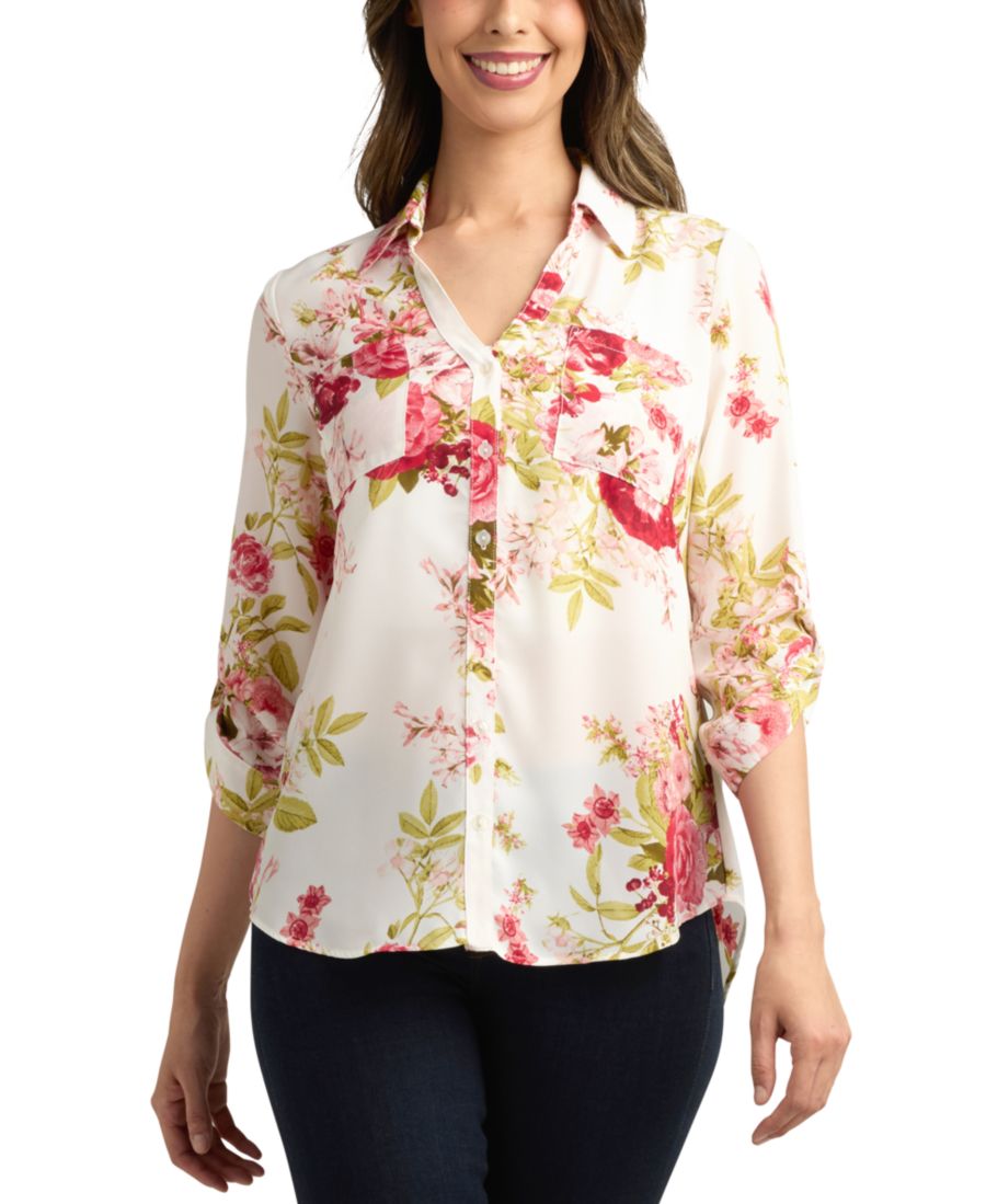 Детская блузка с рукавами 3/4, принтом и застежкой на пуговицы спереди BCX, Pat S
Детская блузка с рукавами 3/4, принтом и застежкой на пуговицы спереди BCX, Pat S