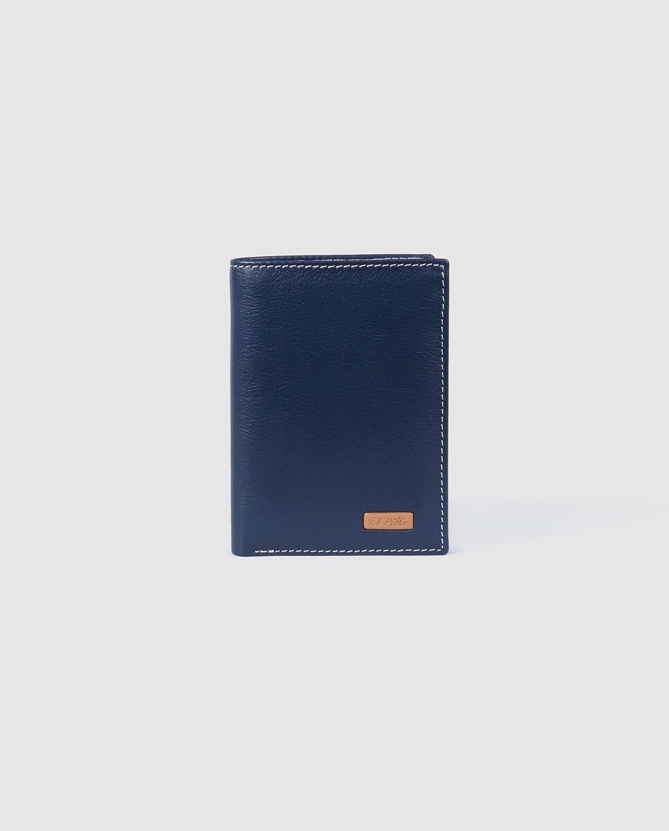 Мужской вертикальный кожаный кошелек El Potro синего цвета El Potro, синий
Мужской вертикальный кожаный кошелек El Potro синего цвета El Potro, синий