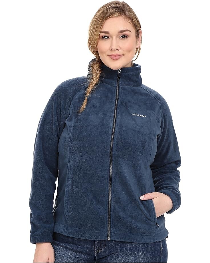 Куртка Columbia Plus Size Benton Springs Full Zip, цвет Columbia Navy 
Куртка Columbia Plus Size Benton Springs Full Zip, цвет Columbia Navy