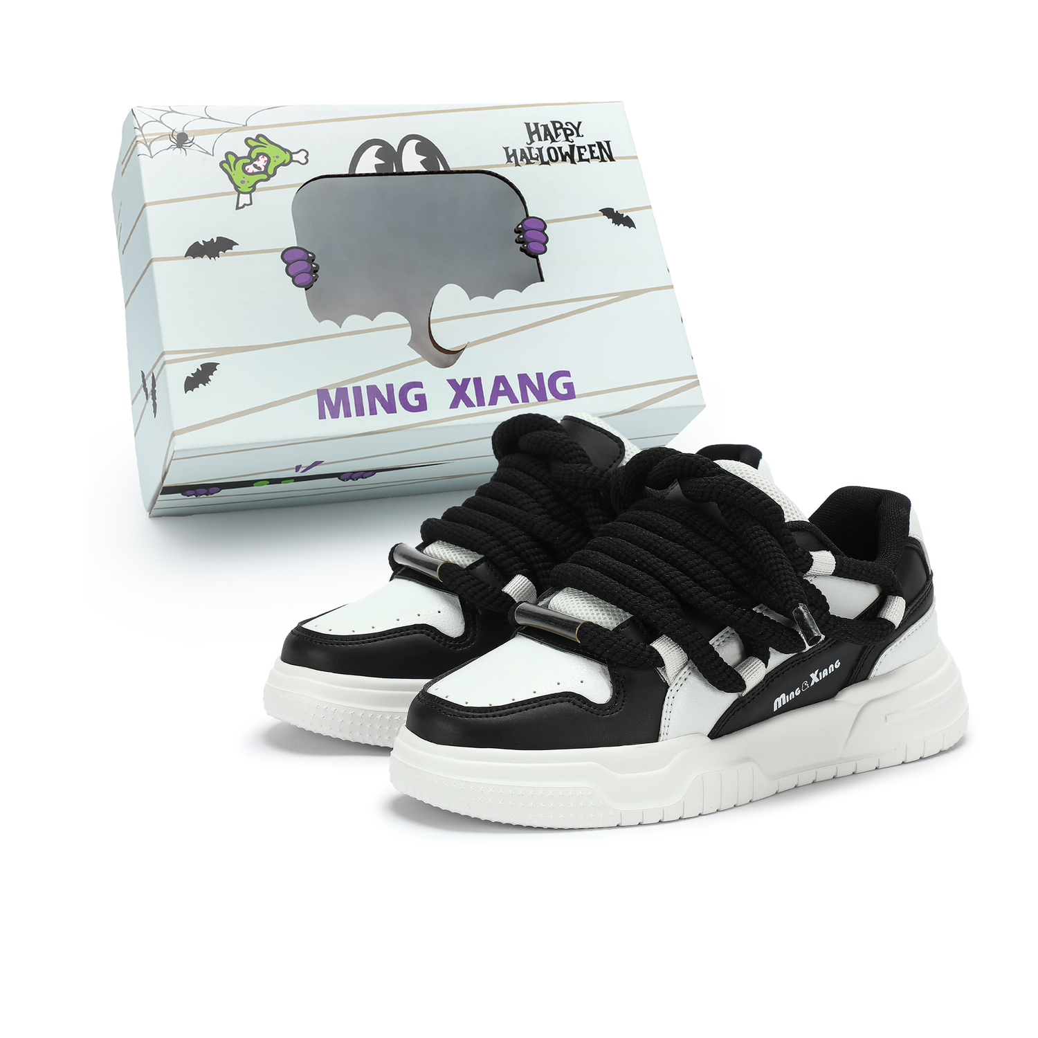 Singing Нескользящие легкие низкие скейтерские кроссовки унисекс черно-белые (в коробке), цвет Black White (Box Included)
Singing Нескользящие легкие низкие скейтерские кроссовки унисекс черно-белые (в коробке), цвет Black White (Box Included)