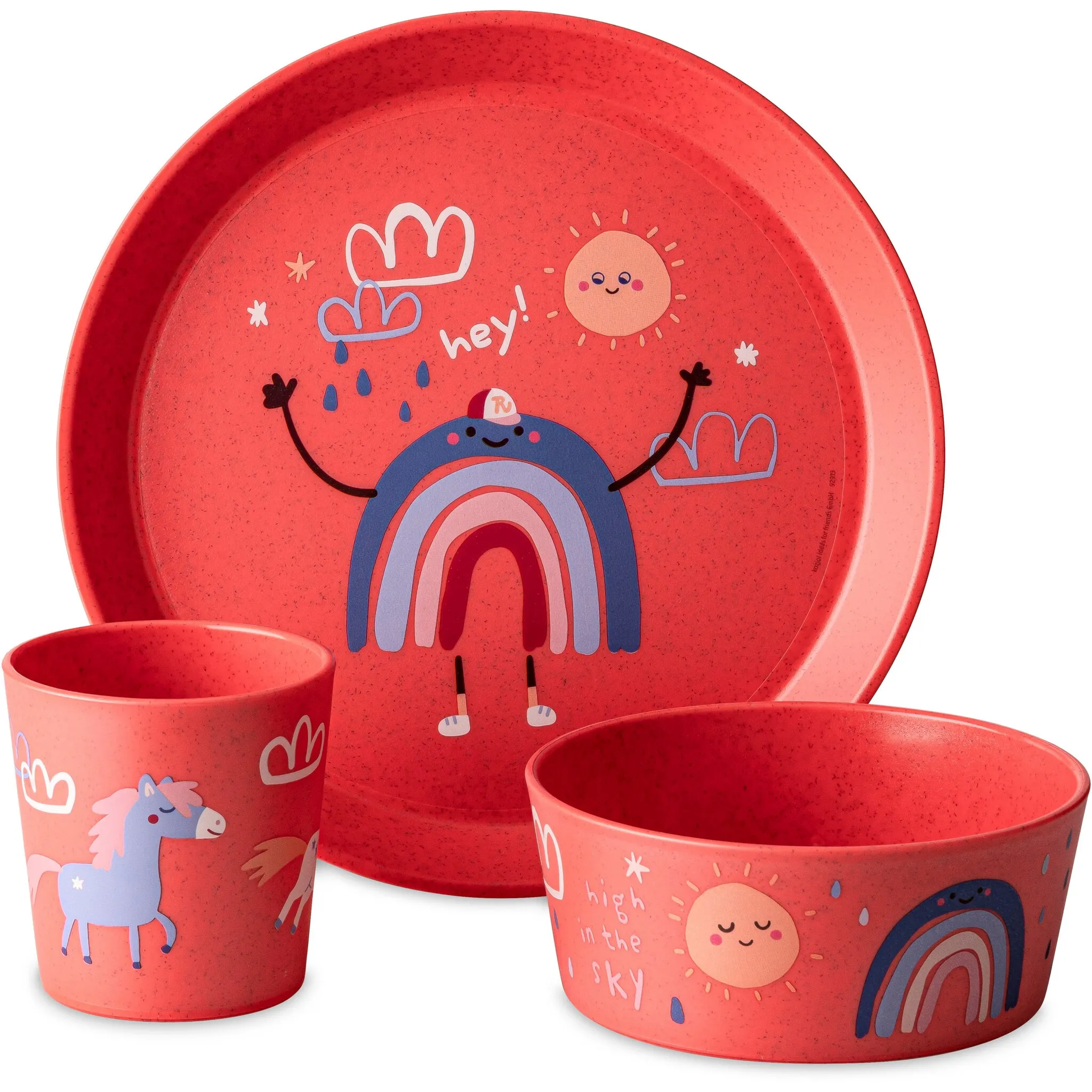 Набор детской посуды KOZIOL «Тарелочка + миска + чашка CONNECT DREAMS», (набор, 3 предмета), 100% без меламина, подлежит вторичной переработке, CO² нейтральный, производство Германия!, цвет organic red dreams 
Набор детской посуды KOZIOL «Тарелочка + миска + чашка CONNECT DREAMS», (набор, 3 предмета), 100% без меламина, подлежит вторичной переработке, CO² нейтральный, производство Германия!, цвет organic red dreams