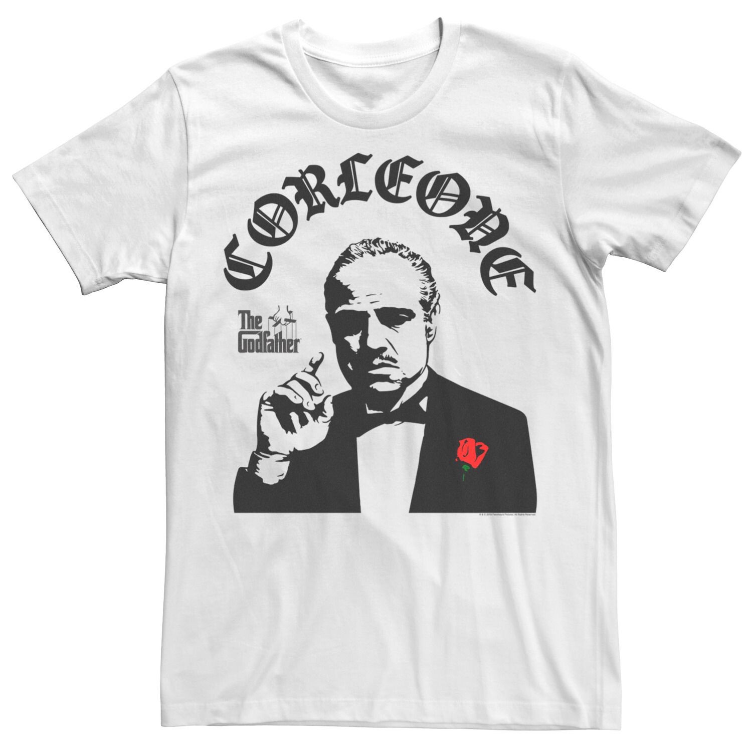 Мужская футболка с портретом Godfather Corleone Licensed Character
Мужская футболка с портретом Godfather Corleone Licensed Character