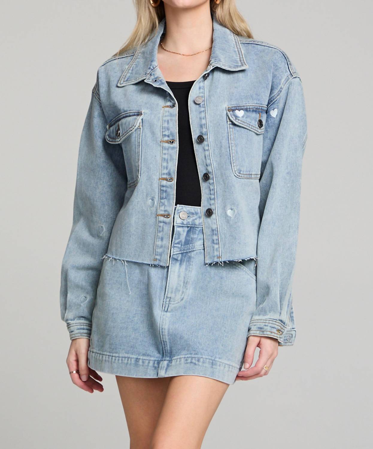 Стильная джинсовая куртка с длинным рукавом Saltwater Luxe, Denim
Стильная джинсовая куртка с длинным рукавом Saltwater Luxe, Denim