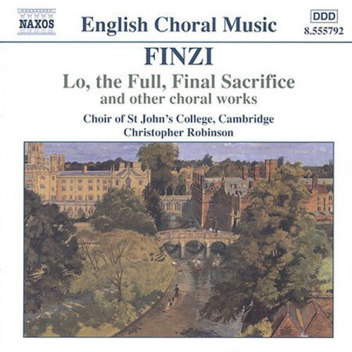 CD диск Finzi / Robinson / Whitton / Choir st John's Collg: Lo the Full Final Sacrifice & Other Choral Works
CD диск Finzi / Robinson / Whitton / Choir st John's Collg: Lo the Full Final Sacrifice & Other Choral Works