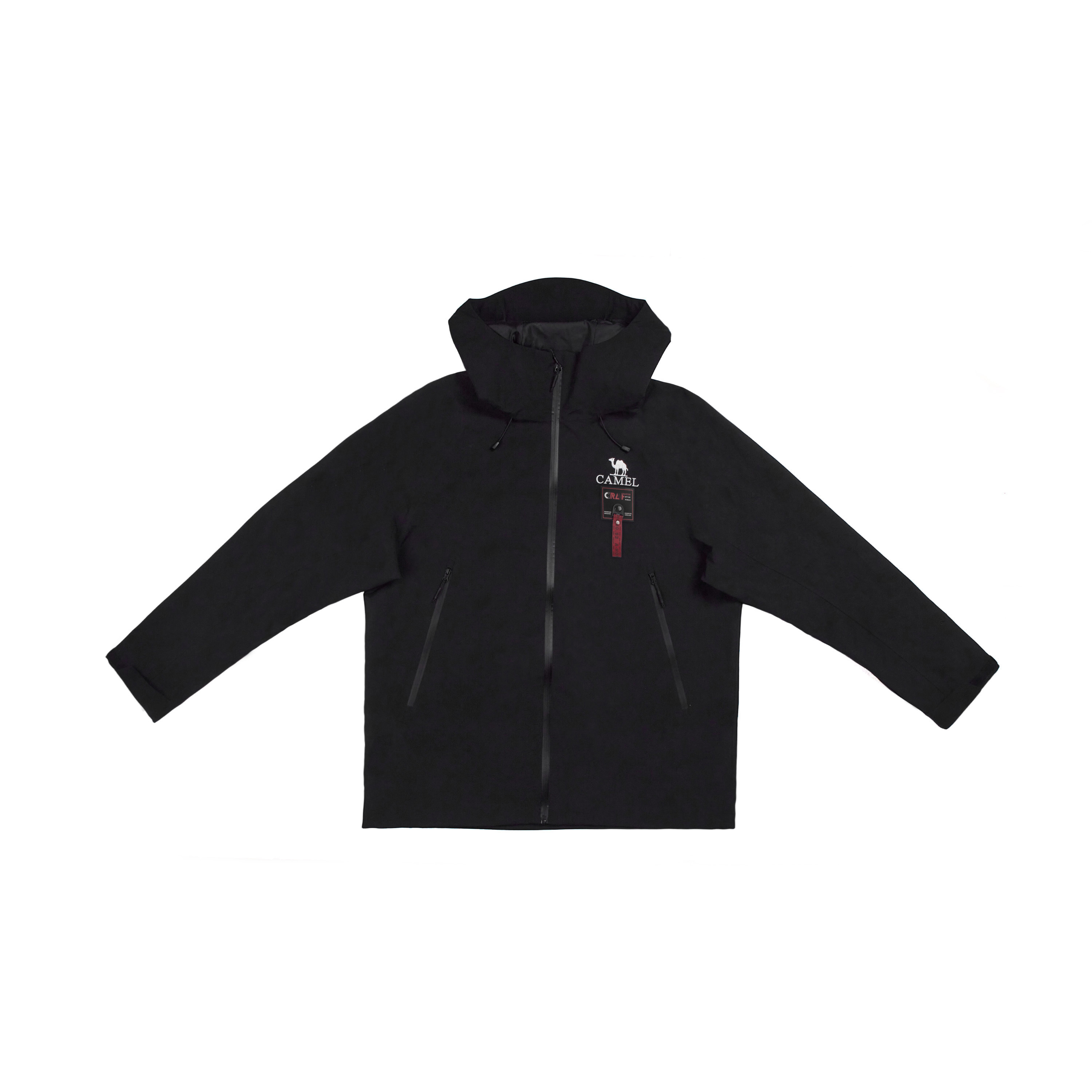 CAMEL Ветровка All weather Unisex Phantom Black с капюшоном
CAMEL Ветровка All weather Unisex Phantom Black с капюшоном