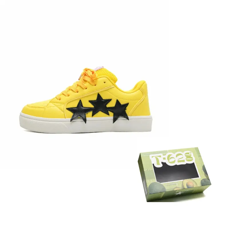 T628 Звездчатые пухлые кроссовки противоскользящие износостойкие легкие низкие унисекс желто-черные, цвет Yellow Black
T628 Звездчатые пухлые кроссовки противоскользящие износостойкие легкие низкие унисекс желто-черные, цвет Yellow Black
