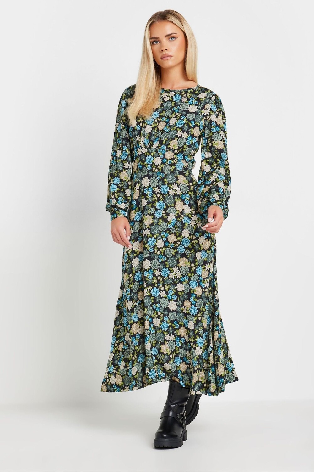 Винтажное цветочное платье миди Pixiegirl Petite, зеленый
Винтажное цветочное платье миди Pixiegirl Petite, зеленый