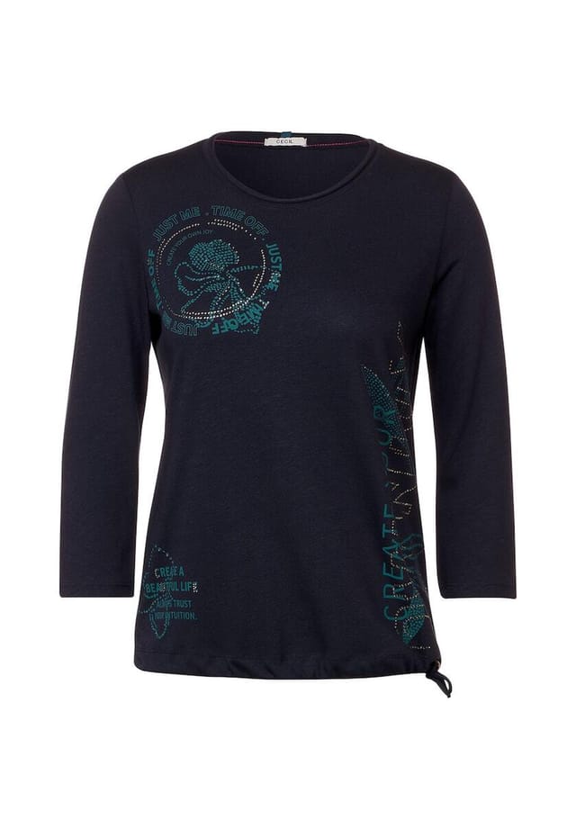 Рубашка с длинными рукавами Cecil, голубой
Рубашка с длинными рукавами Cecil, голубой