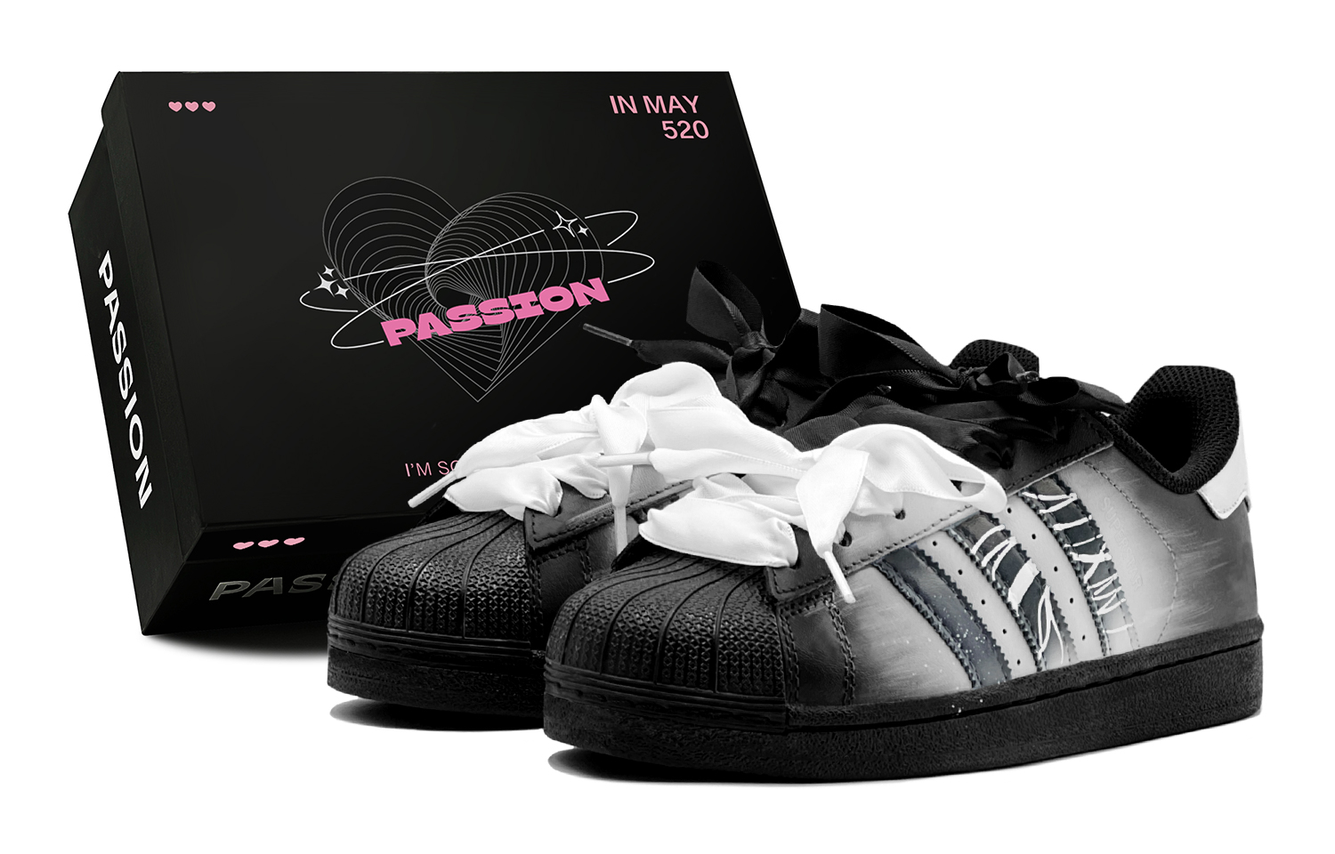 Adidas Originals Superstar 2 Couple's, романтический подарок, черно-белый тонкий принт, индивидуальный стиль Low top
Adidas Originals Superstar 2 Couple's, романтический подарок, черно-белый тонкий принт, индивидуальный стиль Low top