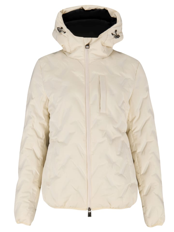 Утепленная куртка с капюшоном в кремово-белом цвете CASH-MERE.CH
Утепленная куртка с капюшоном в кремово-белом цвете CASH-MERE.CH