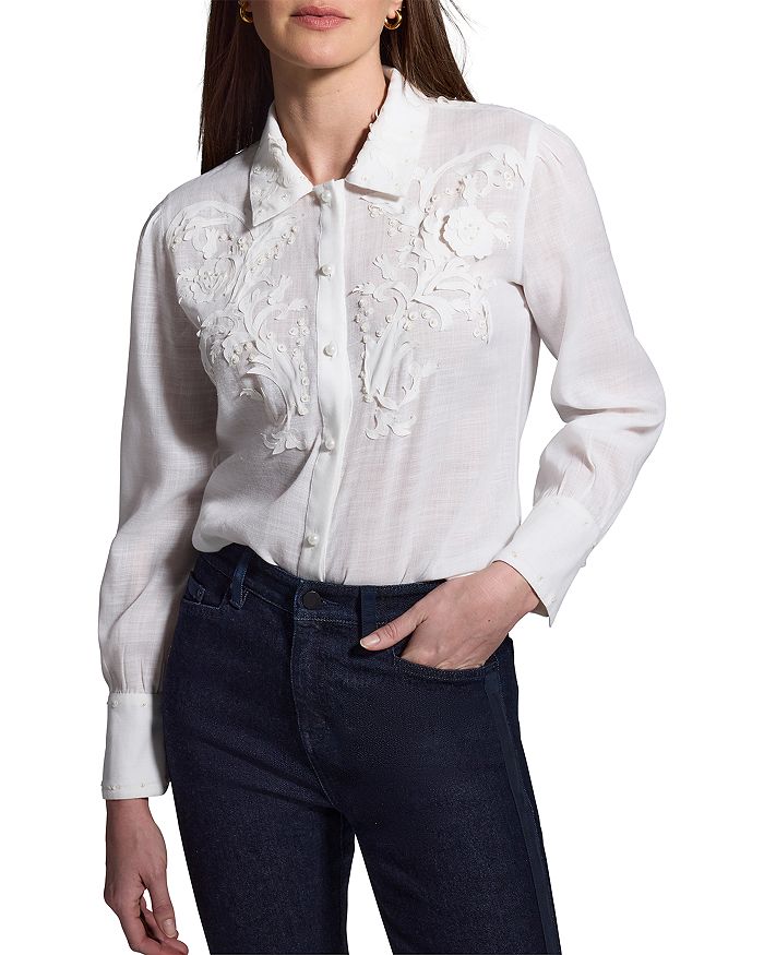 Расшитая блузка NIC+ZOE, белый
Расшитая блузка NIC+ZOE, белый