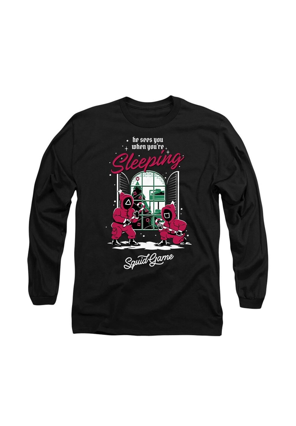 Топ с длинными рукавами HE SEES YOU WHEN YOU'RE SLEEPING PRINT Cotton Soul, черный
Топ с длинными рукавами HE SEES YOU WHEN YOU'RE SLEEPING PRINT Cotton Soul, черный