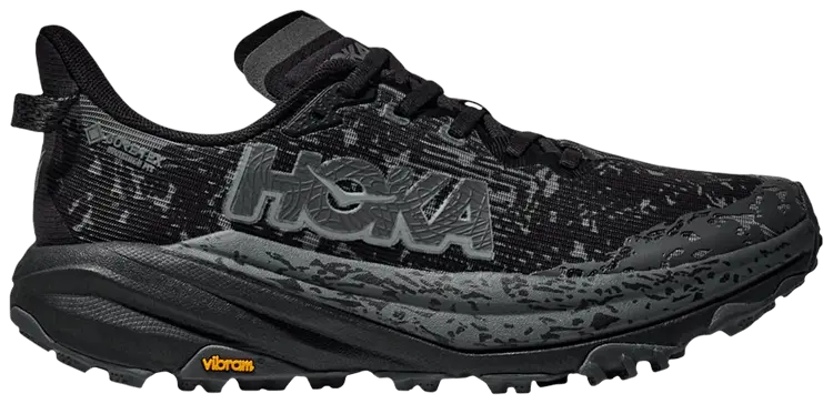 Кроссовки HOKA Speedgoat 6 GORE-TEX 2E Wide 'Black Outer Orbit', черный 
Кроссовки HOKA Speedgoat 6 GORE-TEX 2E Wide 'Black Outer Orbit', черный