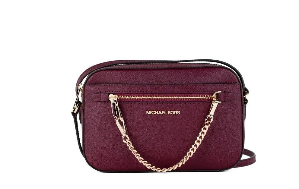 Jet Set Большая сумка через плечо East West Mulberry из кожи с застежкой-молнией Michael Kors
Jet Set Большая сумка через плечо East West Mulberry из кожи с застежкой-молнией Michael Kors