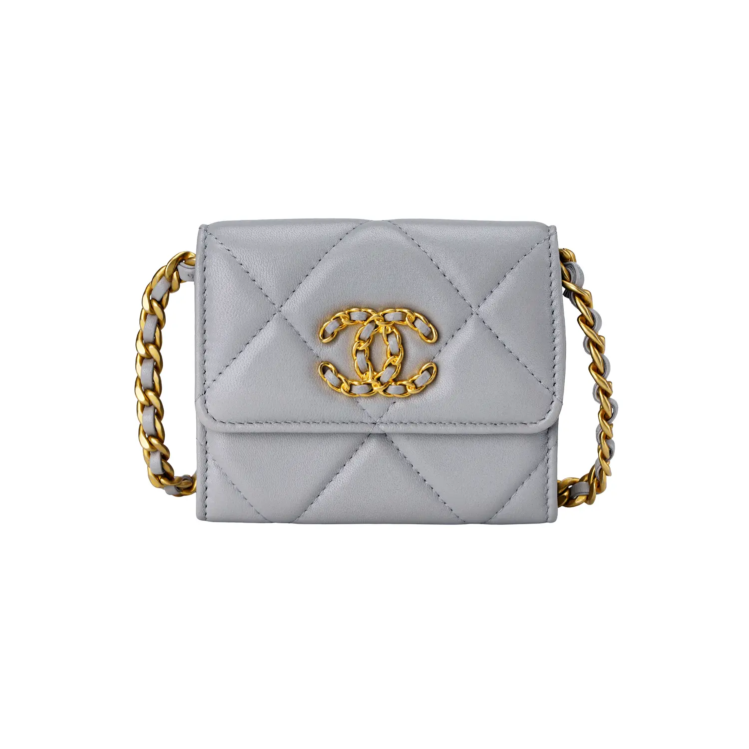 CHANEL Сумка через плечо из овчины с клапаном 
CHANEL Сумка через плечо из овчины с клапаном