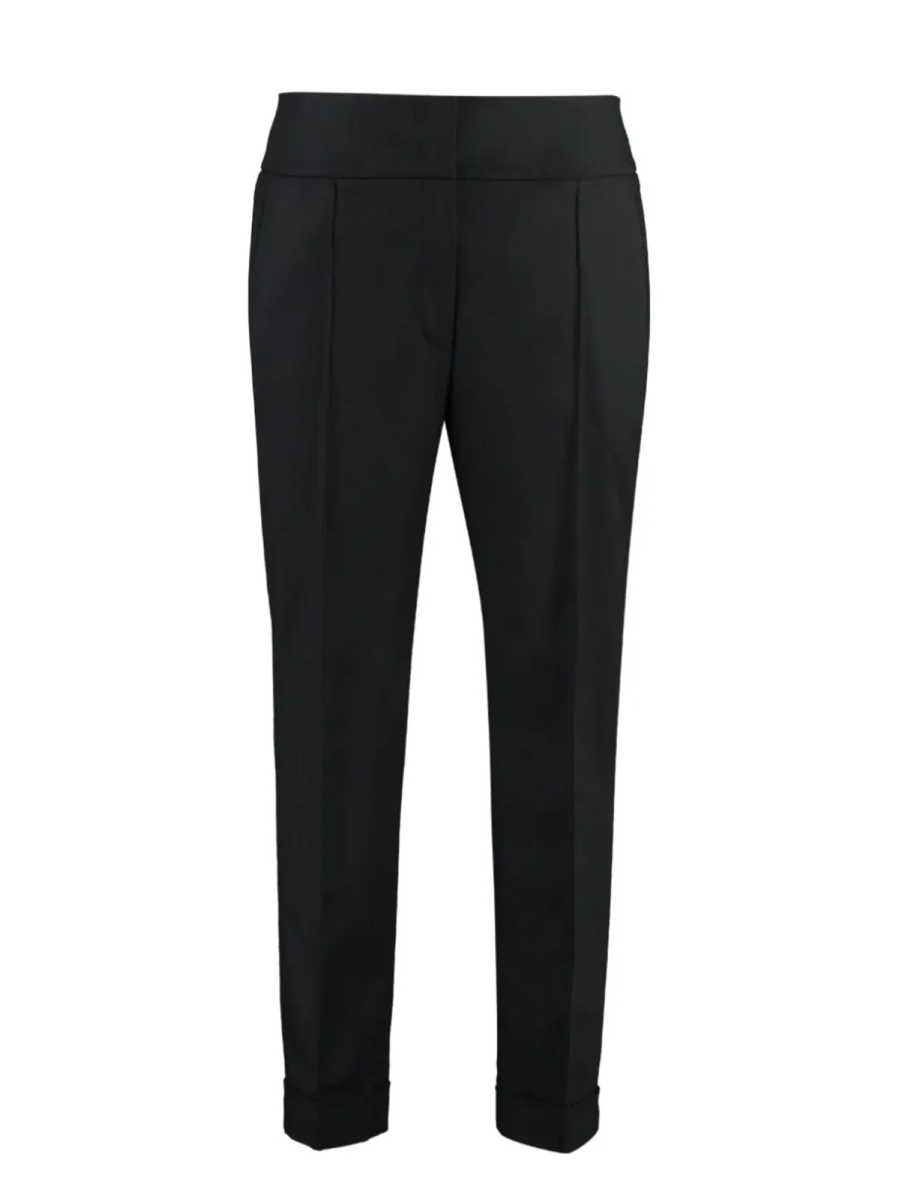 Брюки с закатанными манжетами Peserico, черный
Брюки с закатанными манжетами Peserico, черный