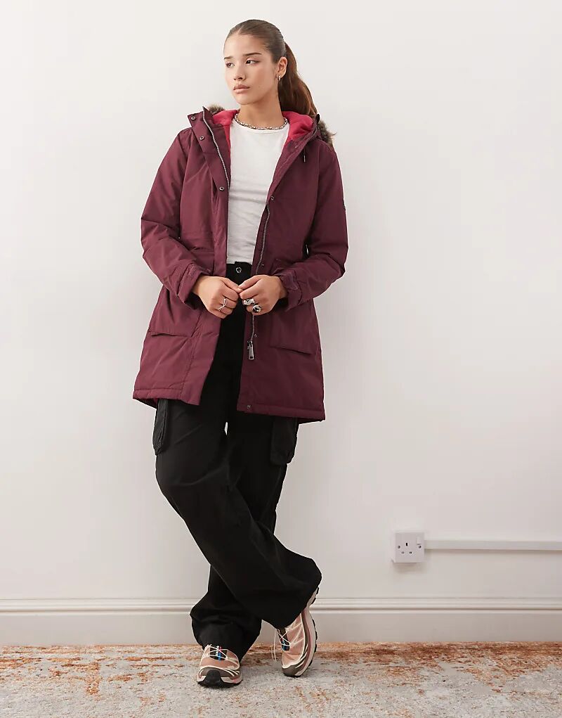Водонепроницаемая куртка Regatta Sabinka бордового цвета
Водонепроницаемая куртка Regatta Sabinka бордового цвета