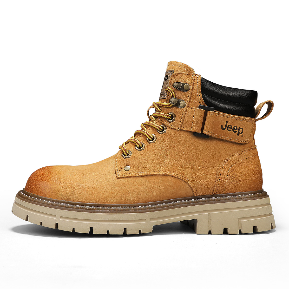 Jeep Короткие мужские ботинки Martin до середины голени, цвет «земля-желтый»
Jeep Короткие мужские ботинки Martin до середины голени, цвет «земля-желтый»