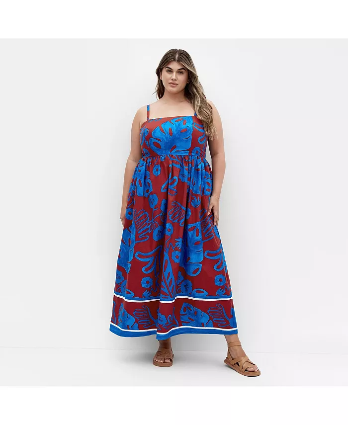 Платье макси Giana больших размеров CITY CHIC, синий
Платье макси Giana больших размеров CITY CHIC, синий